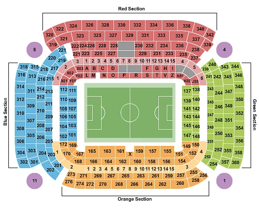 Plan des tribunes - San Siro