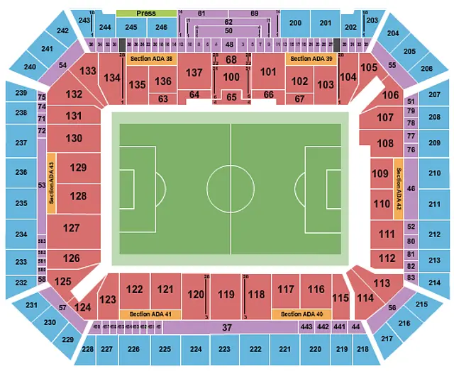 Stage Front Stadium