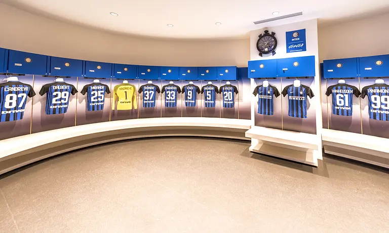 Vestiaires Inter